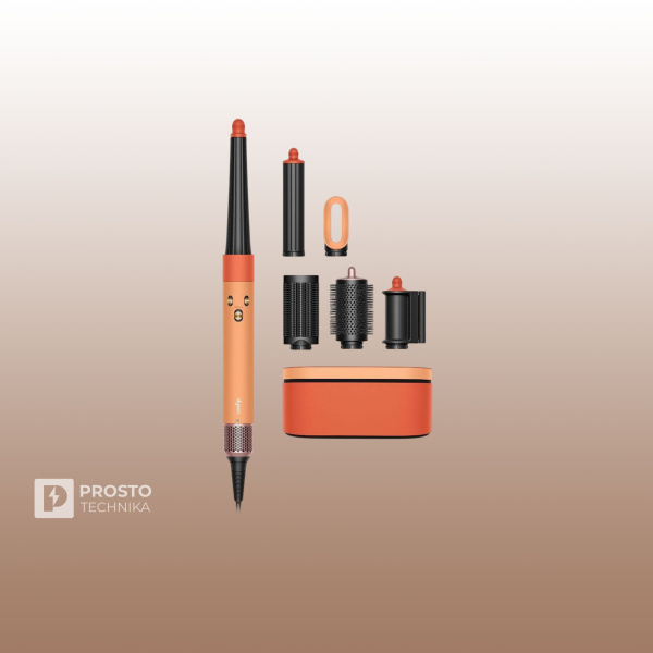 Стайлер Dyson Airwrap i.d. Long HS08 Straight+Wavy, "абрикосовая керамика/топаз" (Ceramic Apricot/Topaz) (2026)